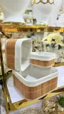 Panier de rangement en bambou 3pcs