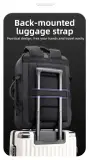 Sac à Dos pour Ordinateur Portable Grande Capacité et Anti-Vol Bomag Boy Noir - حقيبة ظهر للكمبيوتر المحمول واسعة ومانعة للسرقة