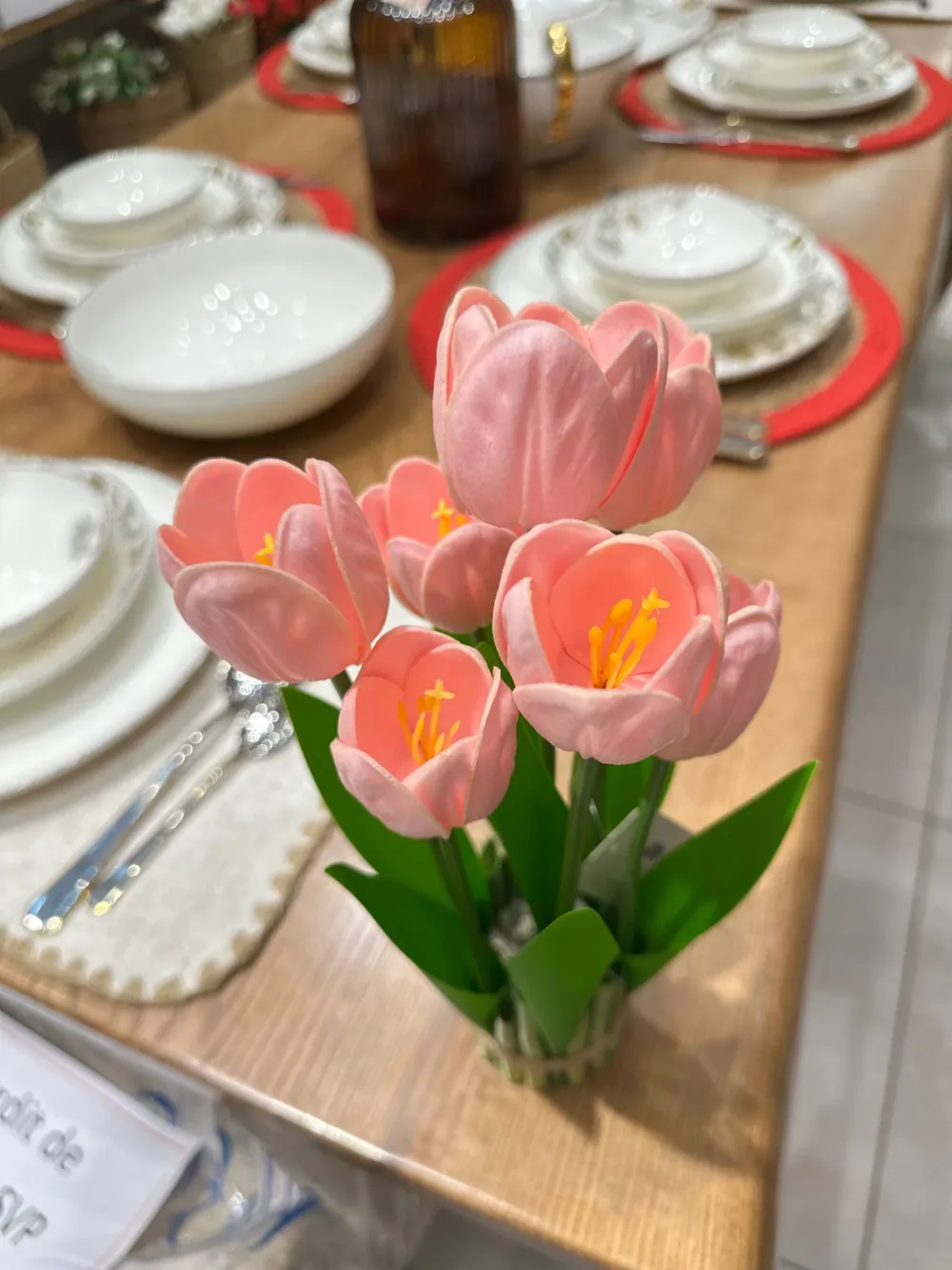 Bouquet de Tulipes Artificielles – Multicolore