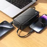 Power bank J146B Night tide  4 cables 30000mAh
