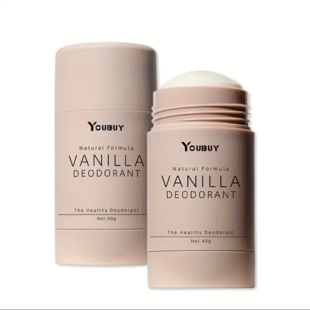 Déodorant Vanille en Stick Élimine les Odeurs, Parfum Vanille, Soin Hydratant