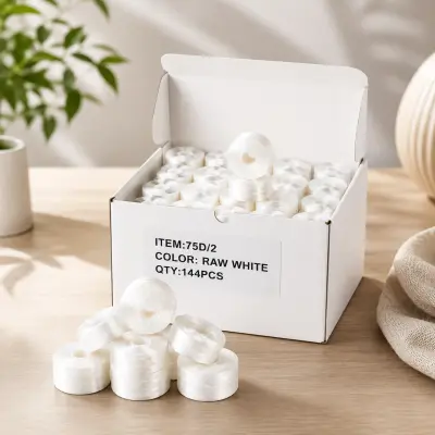 canette machine à coudre blanc 144 piece