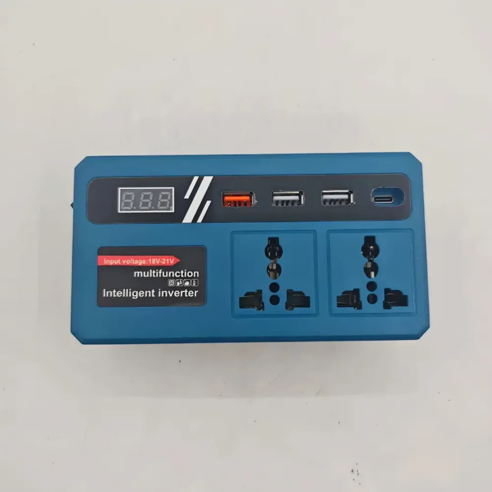⚡🔌محول طاقة ذكي 220V متعدد المنافذ مع شاشة LED