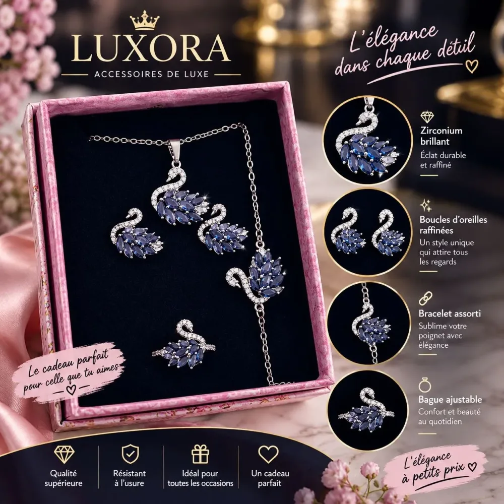 طقم البجعة الفاخر 🦢💎