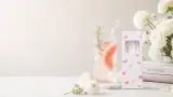 Set de Pailles en Verre Réutilisables – Motif Cœur