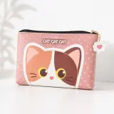 Trousse / Pochette "Cat Cat Cat" – Style Kawaii 🐱