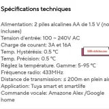 Interrupteur Tactile Smart, Tuya Zigbee, Programmable
