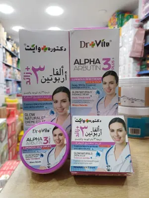 كريم ألفا أربوتين 3+ من Dr. Vite