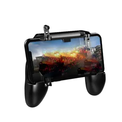 Manette Mobile W11+ pour PUBG – iOS & Android, Gâchettes Mécaniques