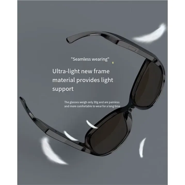 Lunettes de soleil intelligentes ecouteurs sans fil Bluetooth, appels mains libres - نظارات شمسية ذكيةو سماعات رأس لاسلكية بتقنية البلوتوث