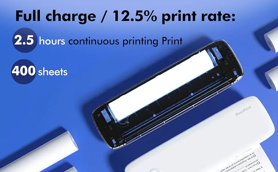 (imprimante portable et (marche  sans encre