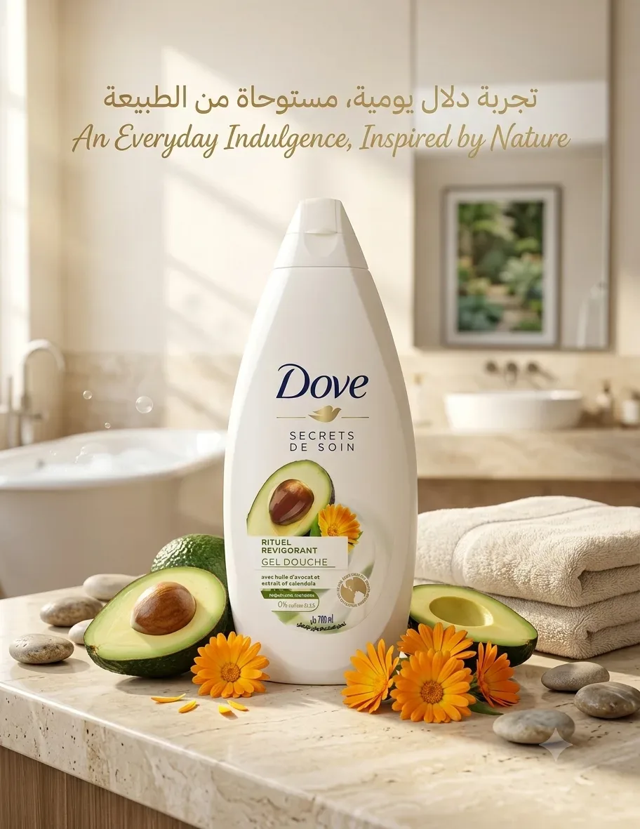 Dove غسول الاستحمام 700ml