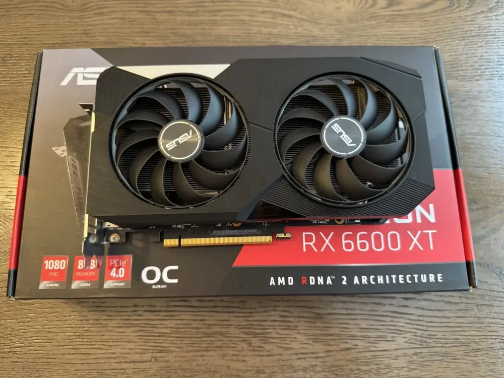 ASUS Dual Radeon RX 6600 XT OC 8GB