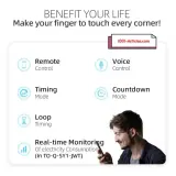 Disjoncteur intelligent TOMZN Tuya Wifi avec rail DIN