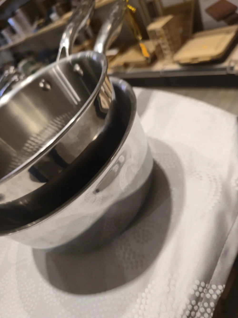 Ensemble 2 Pièces – Casseroles Inox "Art Collection" 18/8 Stainless Steel