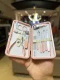 Set de Manucure 12 Pièces – Coffret "Manicure" Rose Pastel Kawaii