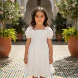 فستان "سحابة الصيف" الأبيض (White Cloud Dress)