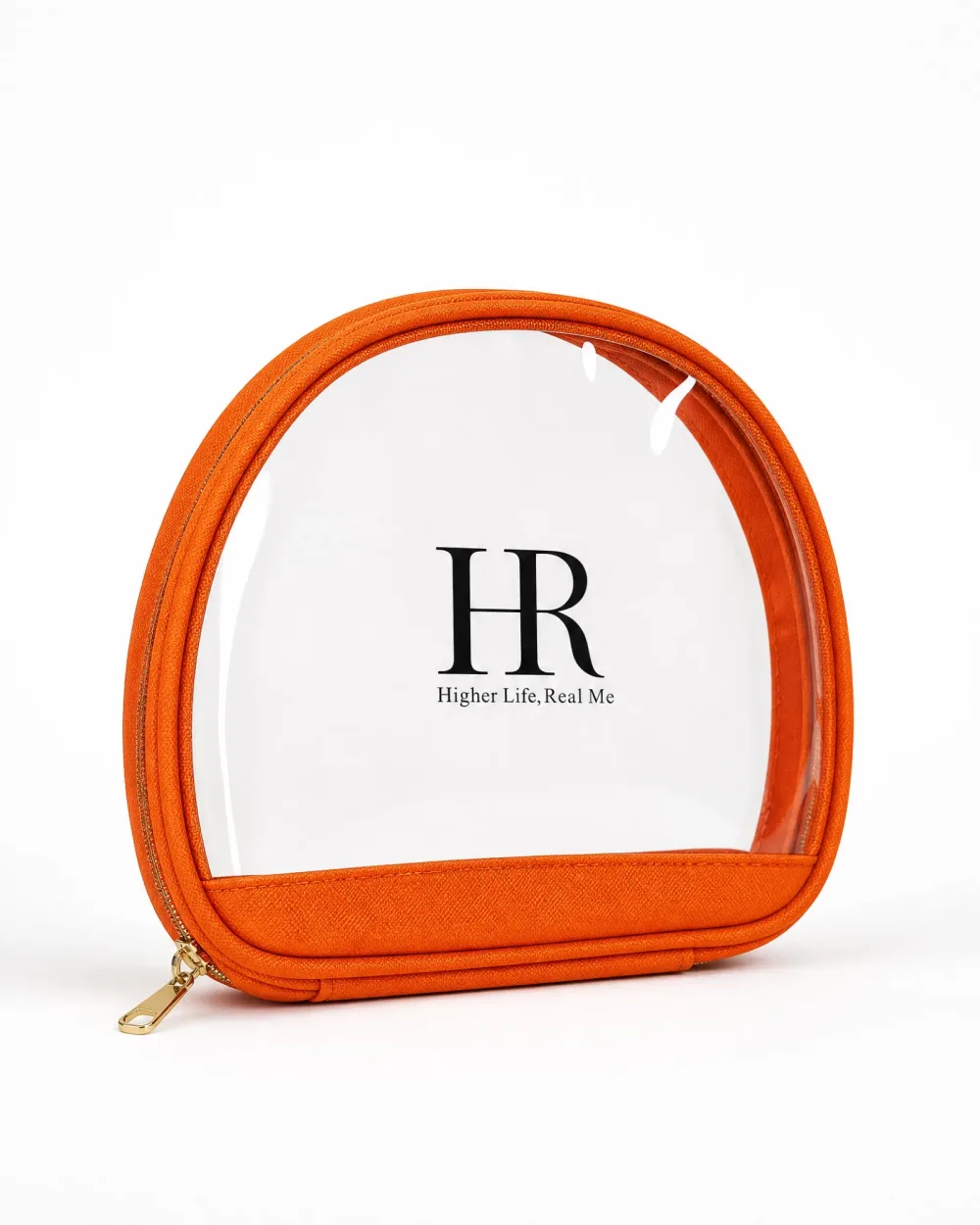 Trousse de Toilette Transparente – HR "Higher Life, Real Me"
