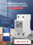Protecteur de tension et d'ampérage TOMZN 63A Tuya Smart