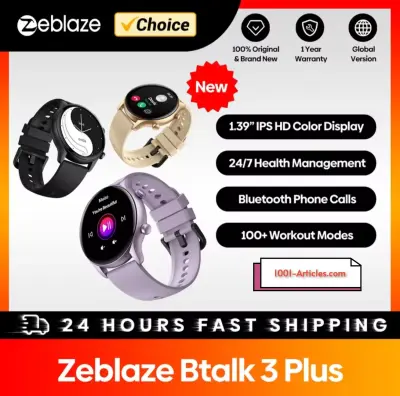 Smart Watch ZEBLAZE Btalk 3 Plus, intelligente, IPS HD,Bluetooth