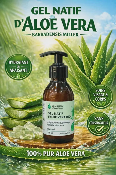 Gel natif D'aloe Vera جال الألويفيرا