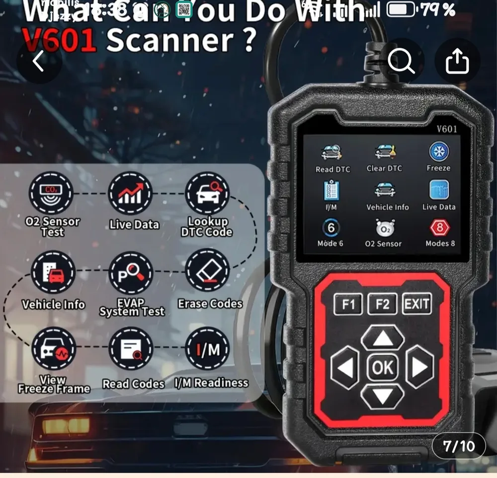 Scanner OBD 2 v601/2026