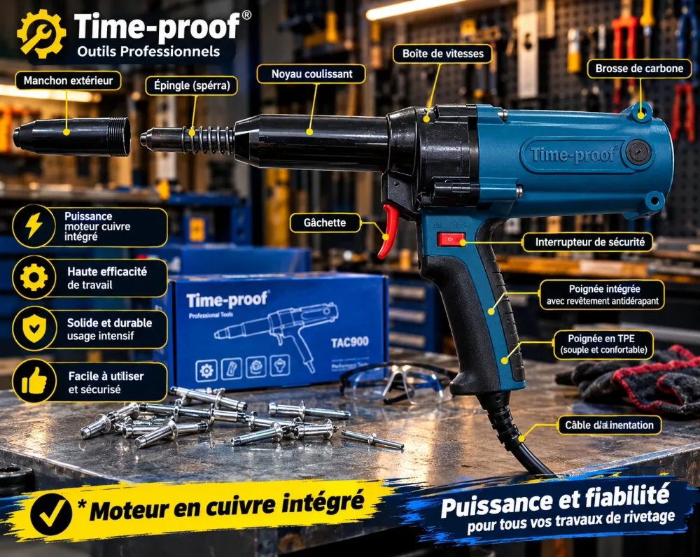 🔥 ريفـتوز كهربائي TIME-PROOF TAC500 🔥 💪