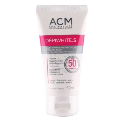 ACM Dépiwhite S Soin Photo-Protecteur Eclaircissant SPF50+ 50 ml