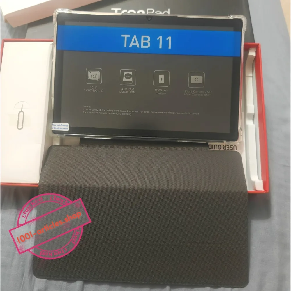 Tablette PRITOM TAB 11, 10.1 pouces, Android 14, 08 Go/128 Go, 8000 mAh, Wifi