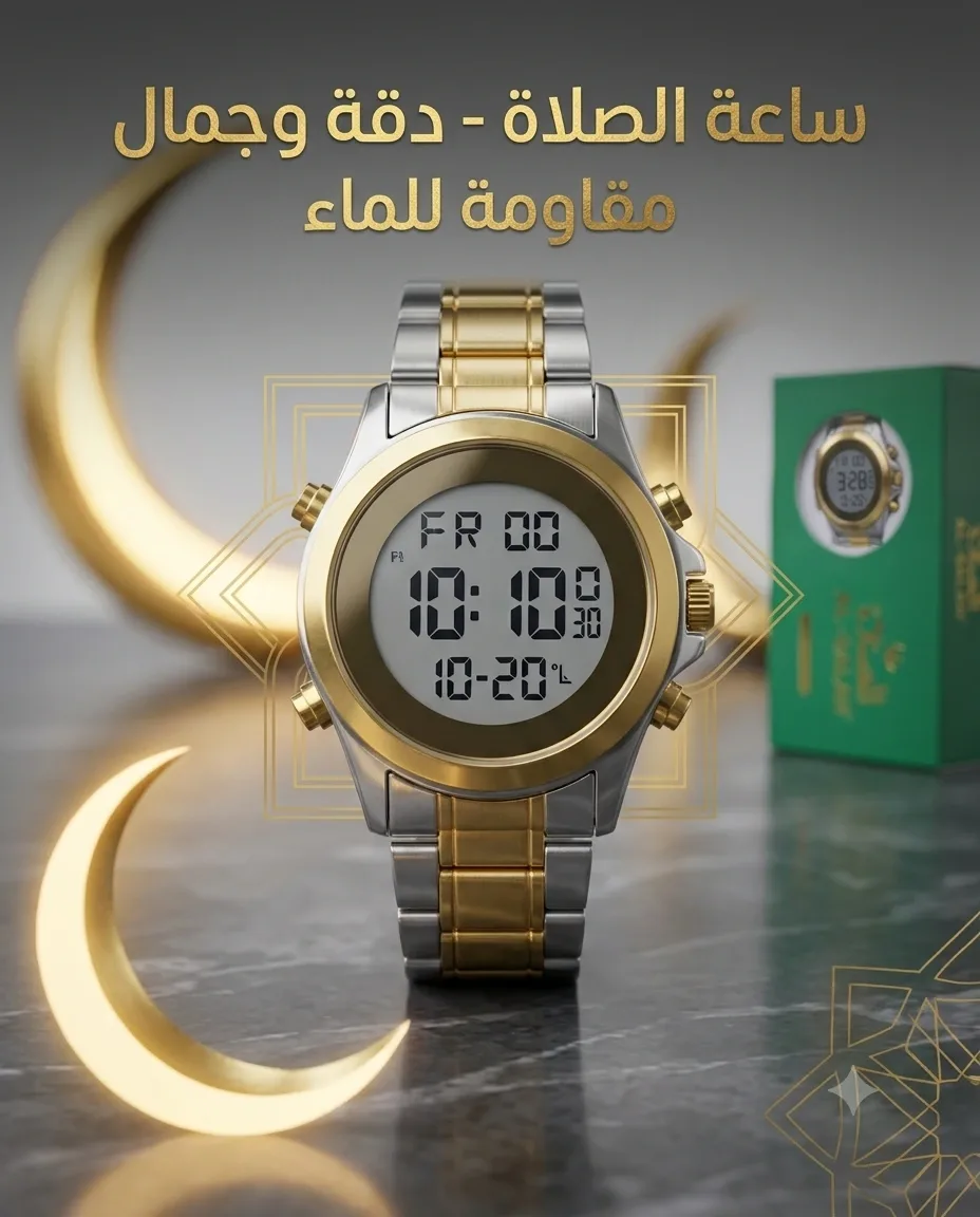ساعة الصلاة رجالية ونسائية