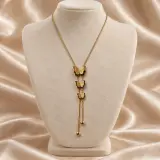 Collier papillons en cascade