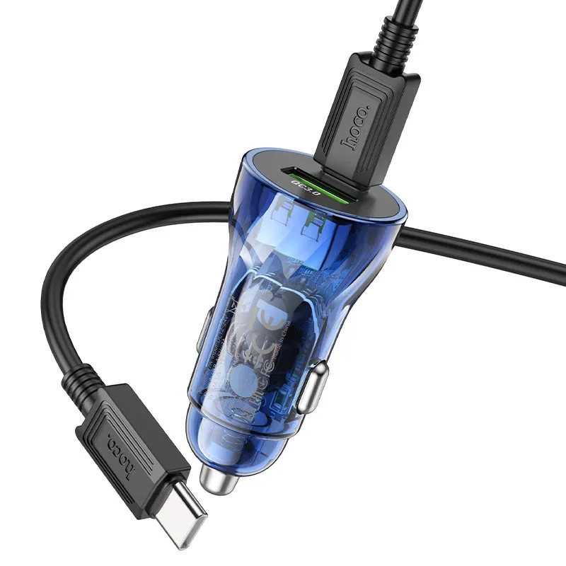 Car charger “Z47A Transparent Discovery Edition” PD30W+QC3.0 set