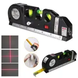 Niveau Laser 4en1 Fixit Level pro 3 Outil de musure Polyvalent Ruban De 8 Pieds