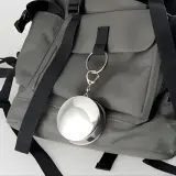 Gobelet Télescopique en Acier Inoxydable — Porte-clés Compact