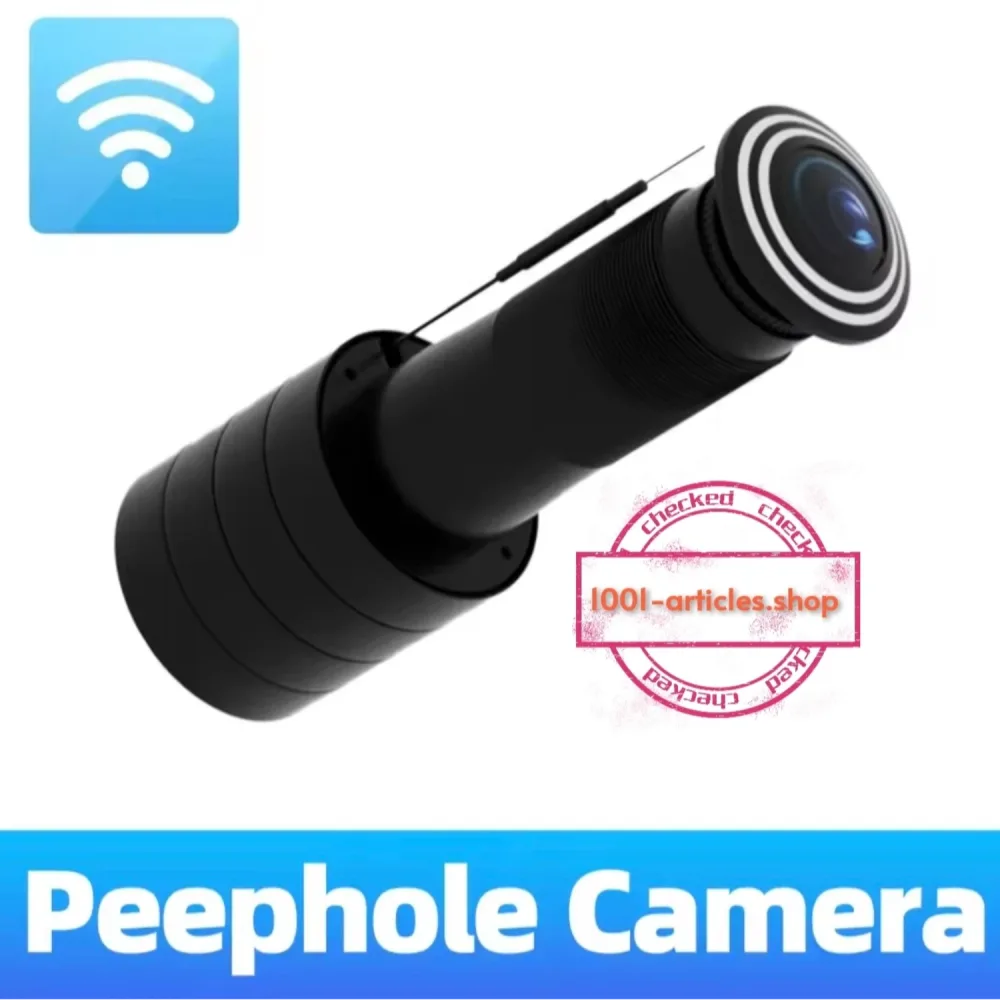 Tuya Smart Wi-Fi, Caméra HD 3 MP, Judas angle 170°, Visiophone.