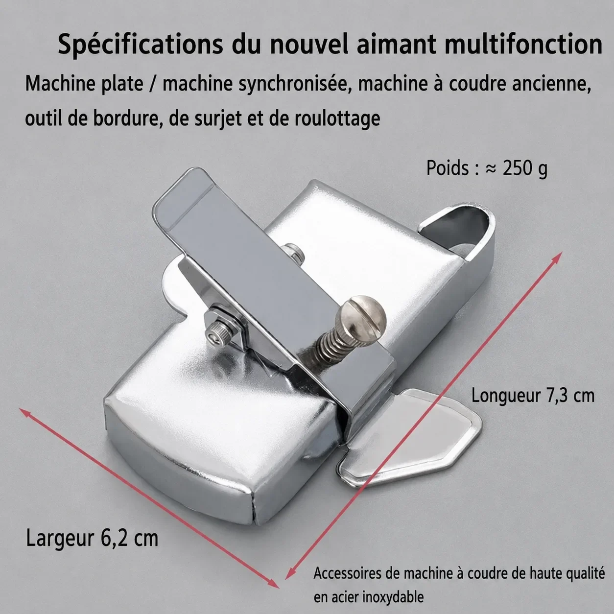 Guide Couture Magnétique Crabe Cote