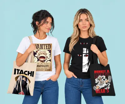 Totebag Luffy & Itachi