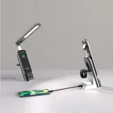 Réveil Multifonction Lampe de Table LED 15W Support de Chargeur sans Fil