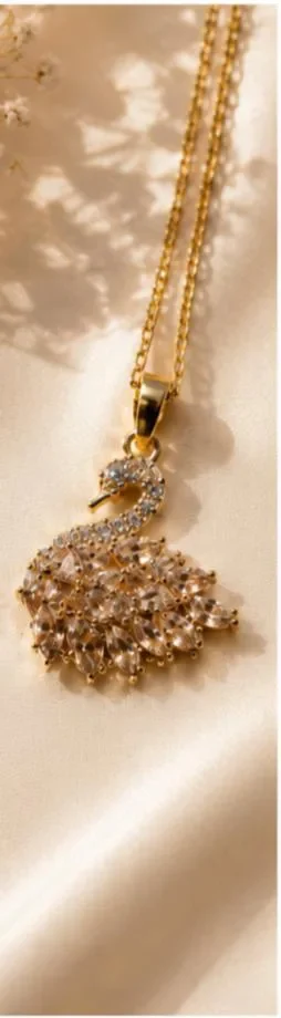 Collier Cygne Élégance ✨