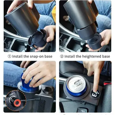 tasse refroidisseur et chauffante intelligente 2in1 poratatif  pour voiture
