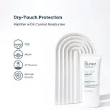 Crème solaire matifiante The Purest Solutions pour peaux grasses, FPS 50+