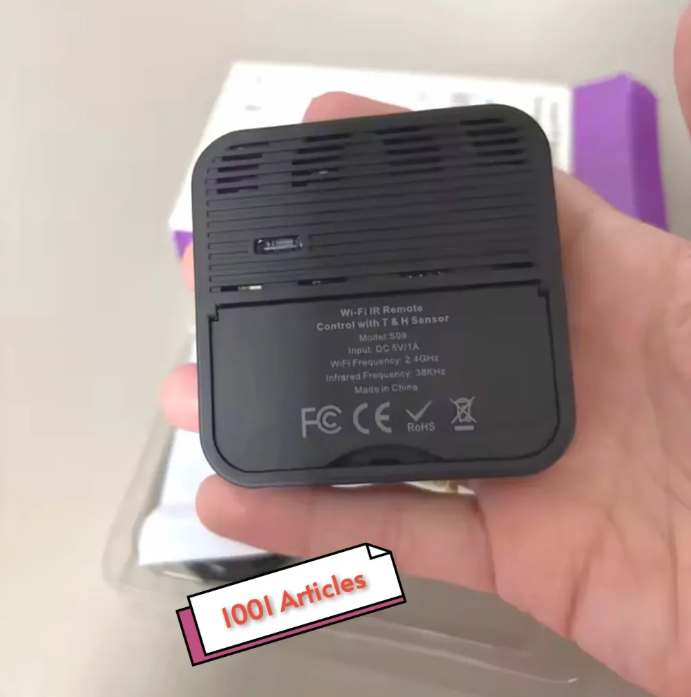 Tuya Smart IR Remote - Télécommande universelle connectée et hygromètre