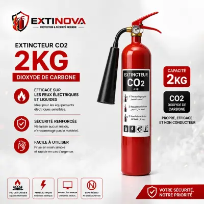 Extincteur Co2 2kg