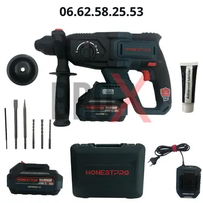 Marteau Piqueur Sans-fil 21v 4.0Ah 1 Batterie HONESTPRO YAE2649