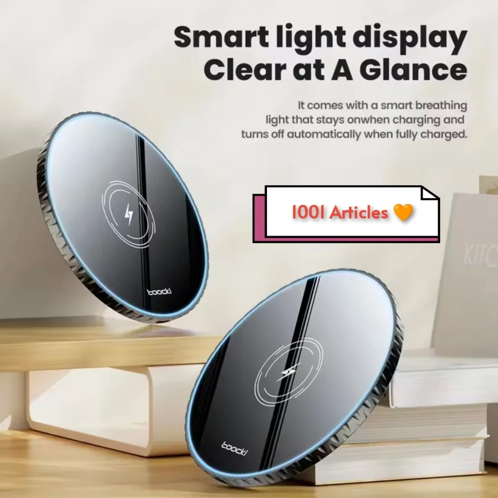 Wireless Charger - Station Chargeur Rapide sans fil TOOCKI Type C