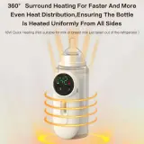 Chauffe-biberon électrique Rechargeable USB Affichage de la température - سخان قارورة الحليب للأطفال