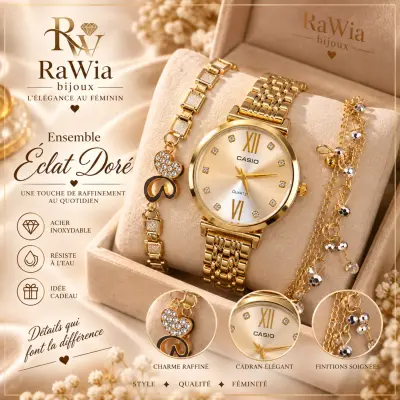 Montre et deux bracelets