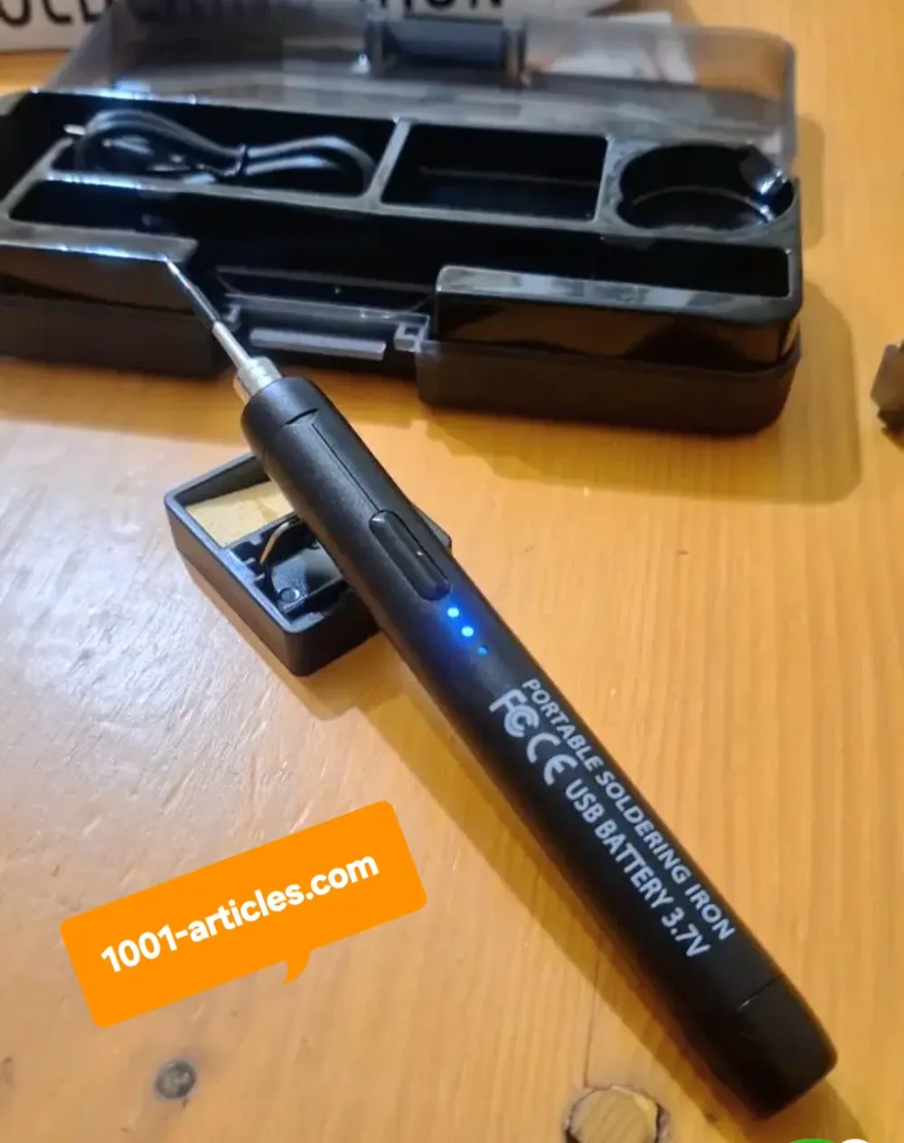 Fer à souder portable, sans fil, chauffage rapide, rechargeable USB.