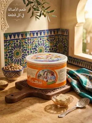 شهرزاد حلوة طحينية بالمكسرات