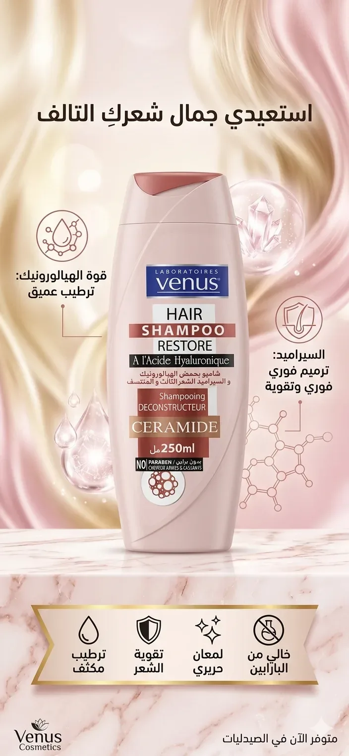 Venus شامبو 250مل